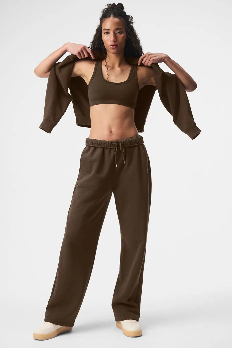 Accolade Straight Leg Sweatpant - Espresso