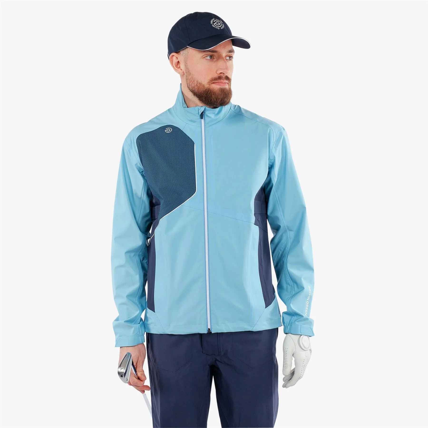 Ames PERTEX Waterproof Jacket Alaskan Blue/Navy - 2024