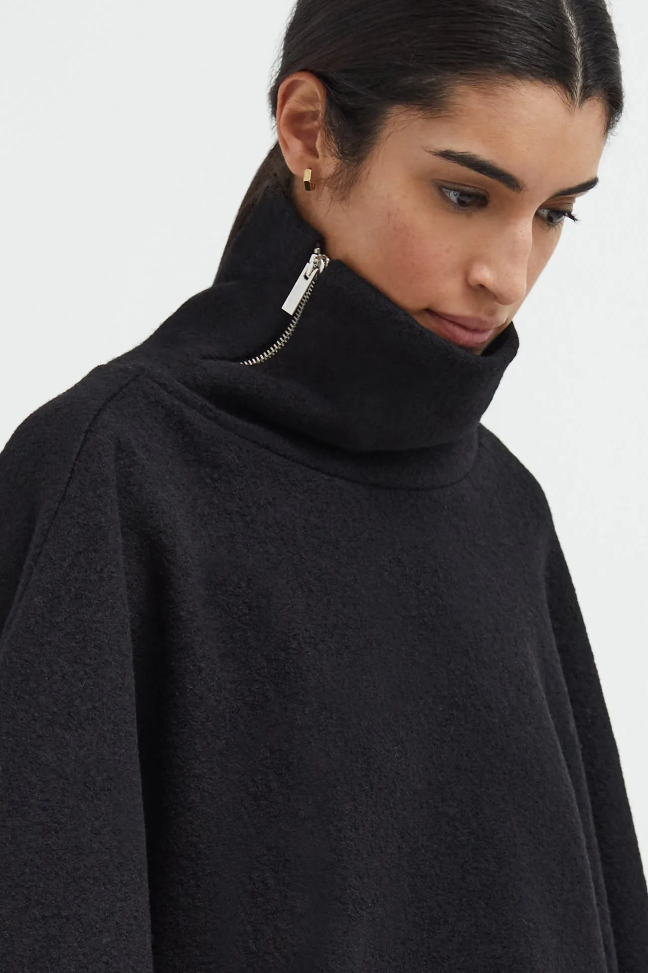 Avery Wool Cape