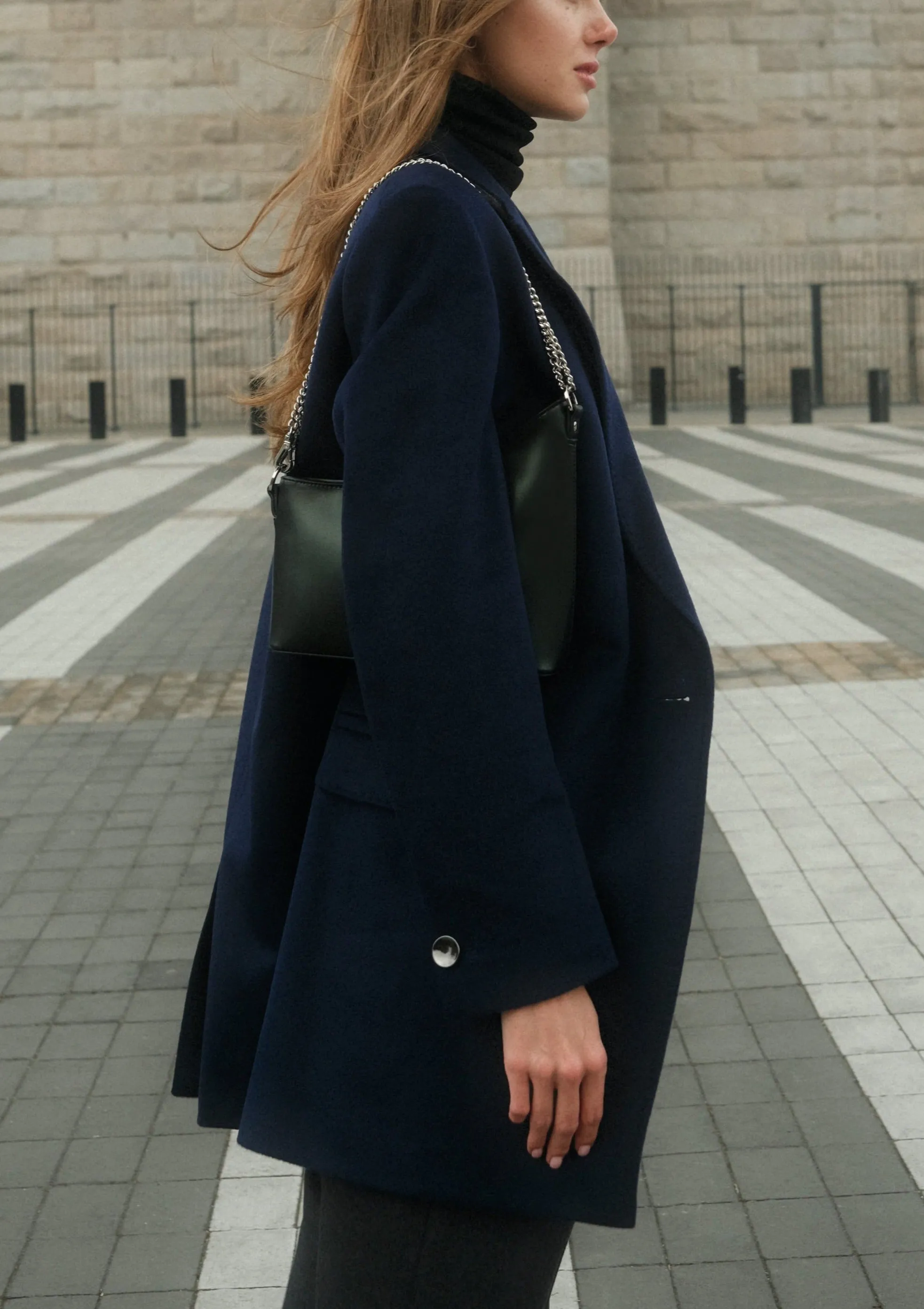 Blue Wool coat