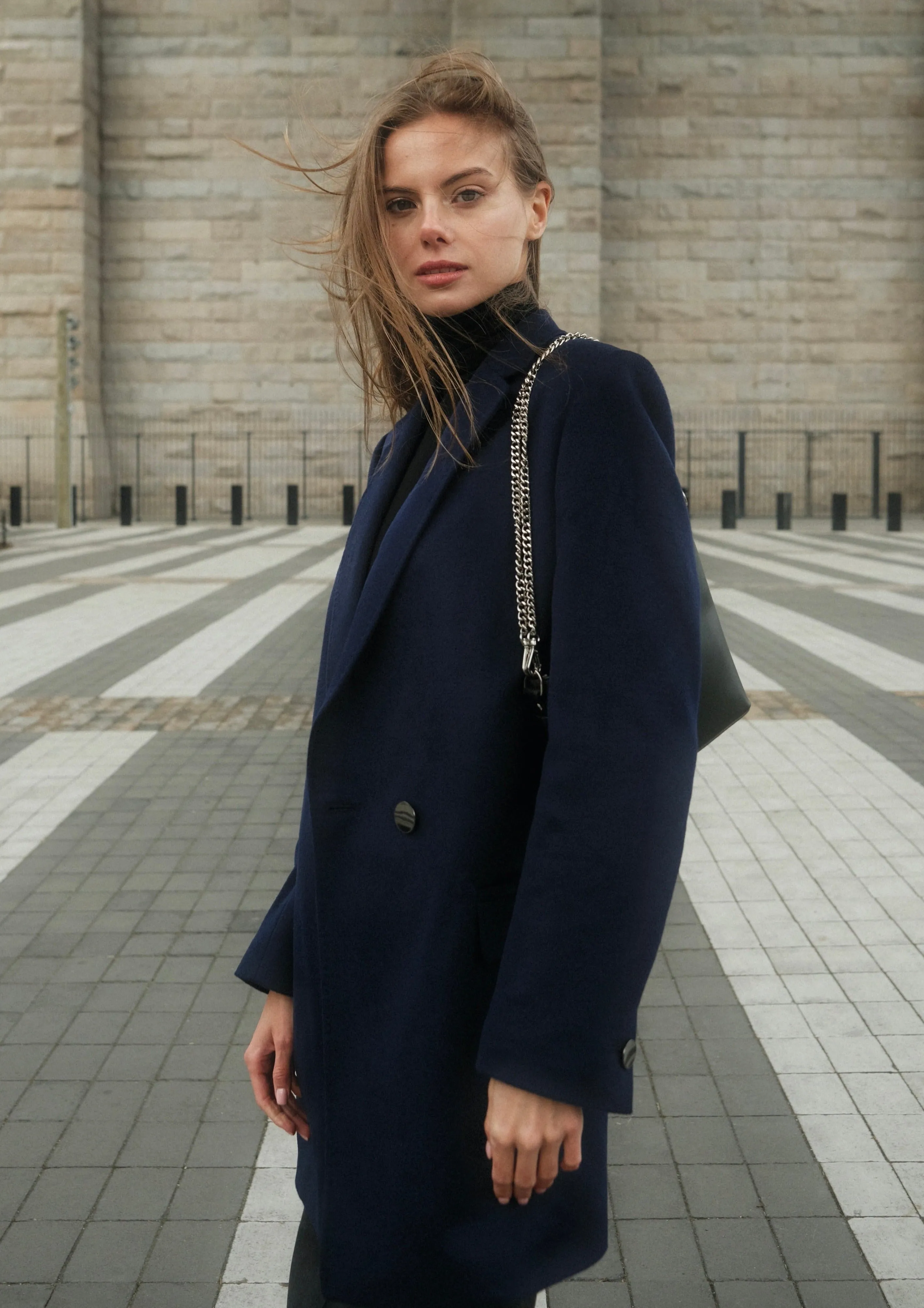 Blue Wool coat