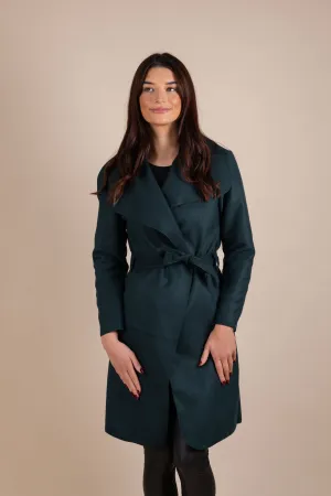 Bryony Teal Coat