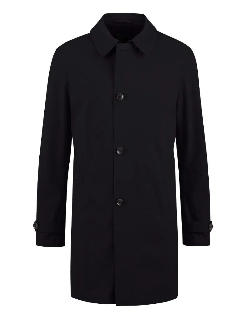 Bugatti Poplin Overcoat - Navy