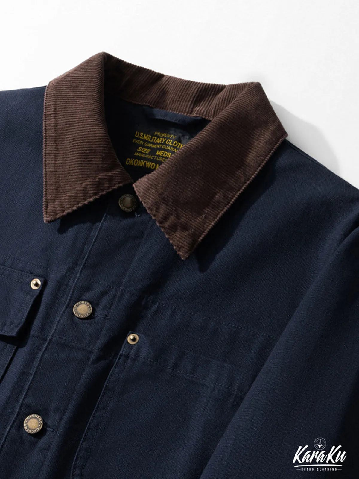 Corduroy Collar 12oz Canvas Michigan Jacket