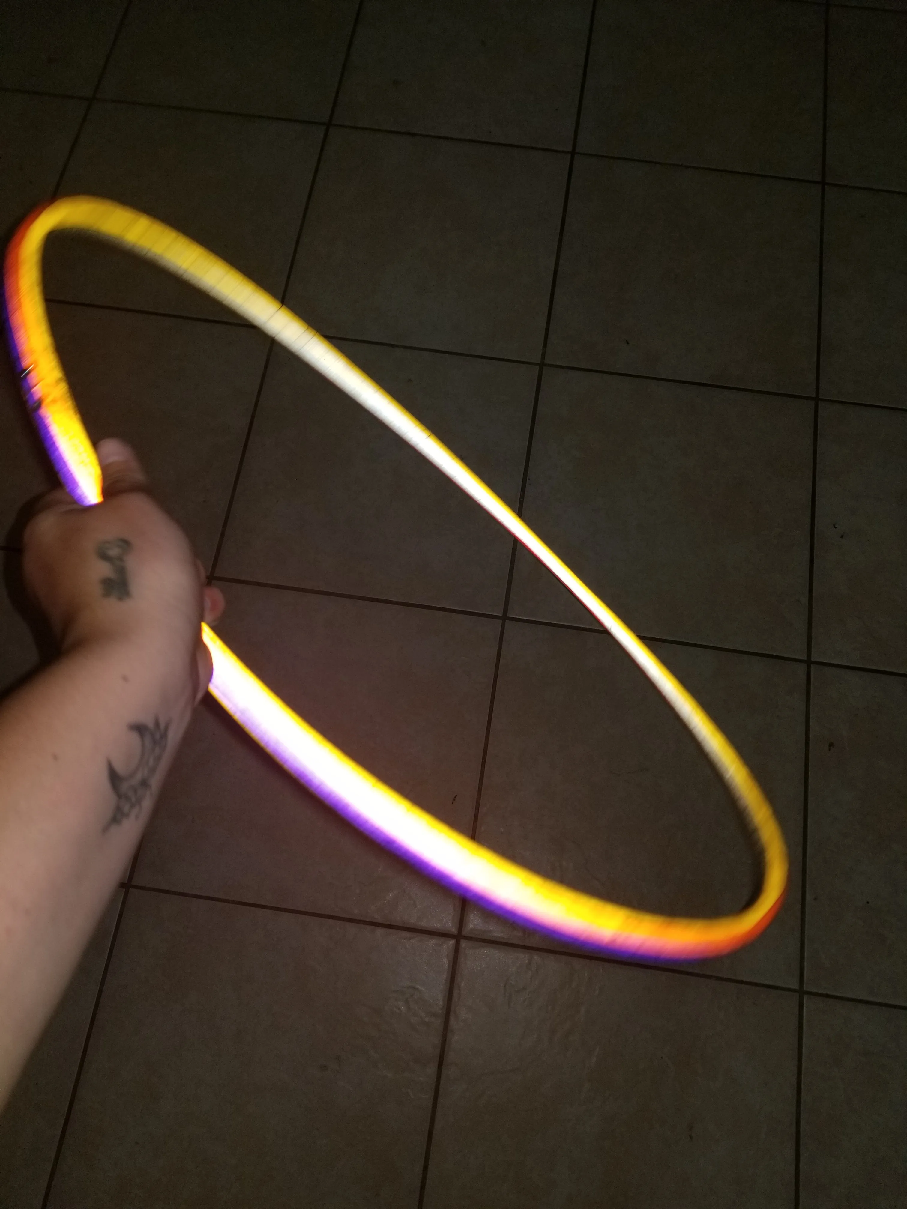 Dark Circus Coinflip Reflective Taped Hoop