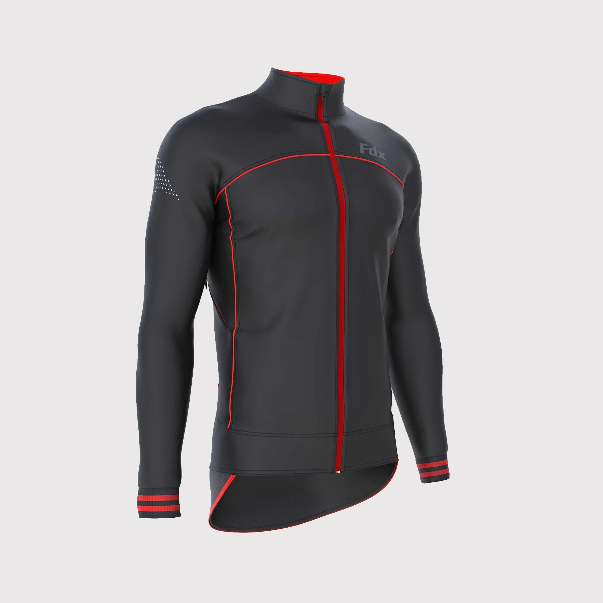 Fdx Apollux Red Softshell Men's & Boy's Windproof Cycling Jacket