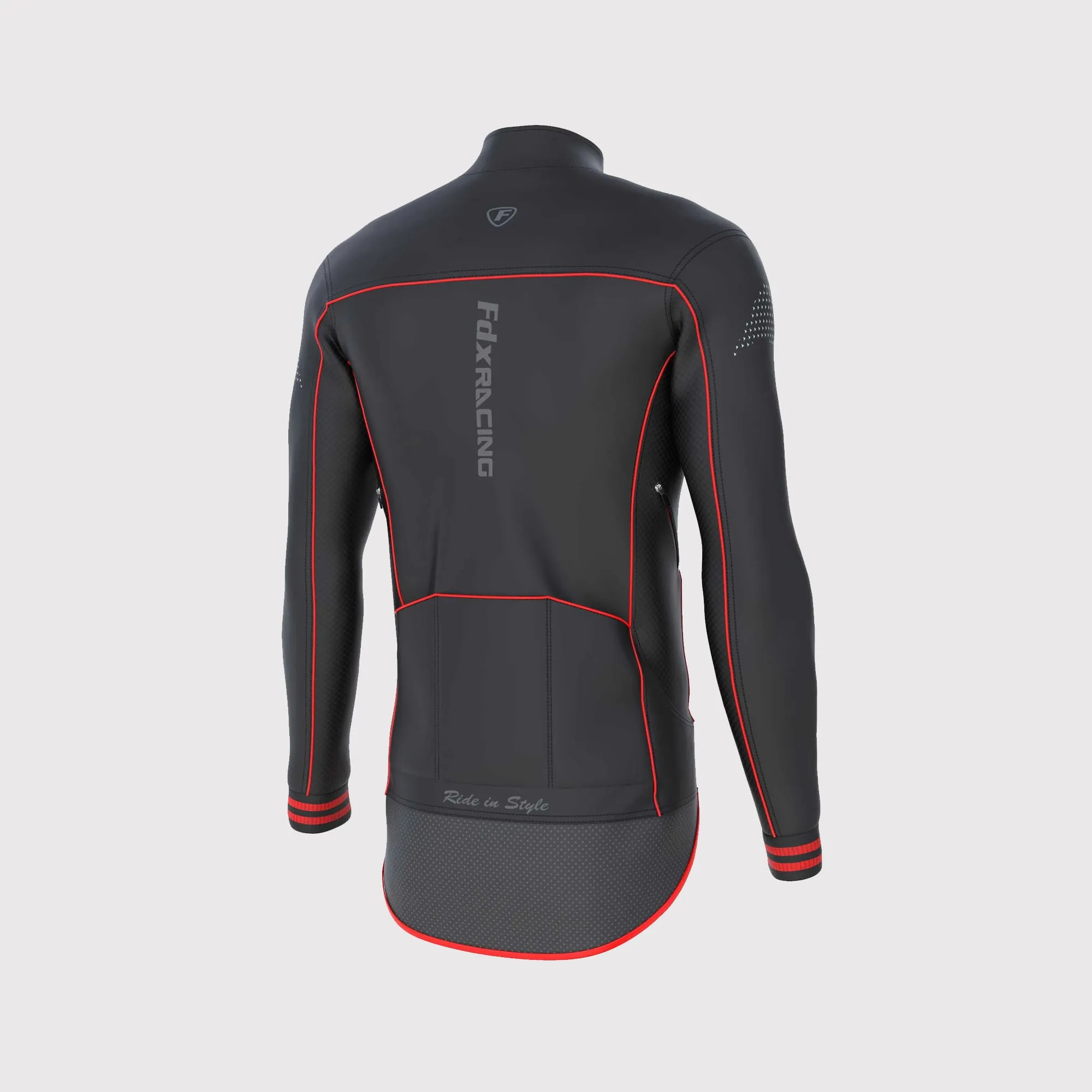 Fdx Apollux Red Softshell Men's & Boy's Windproof Cycling Jacket