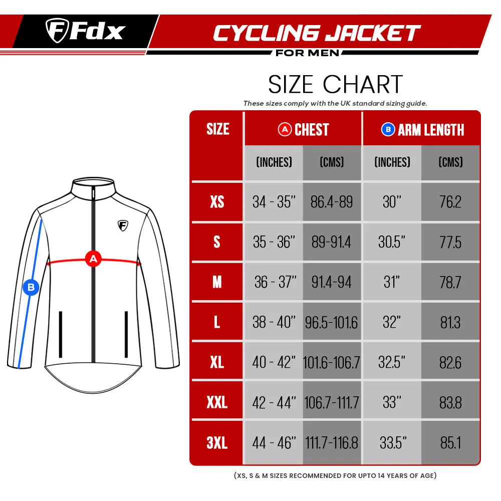 Fdx Apollux Red Softshell Men's & Boy's Windproof Cycling Jacket