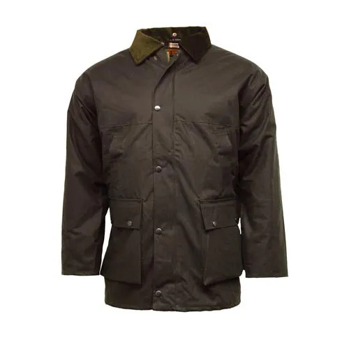 Game Lightweight Wax Jacket - Waterproof & Windproof, Unpadded, Perfect for Outdoor Adventures