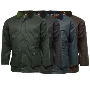 Game Lightweight Wax Jacket - Waterproof & Windproof, Unpadded, Perfect for Outdoor Adventures