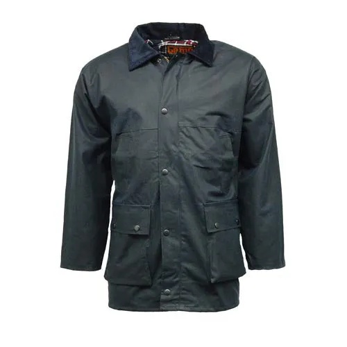 Game Lightweight Wax Jacket - Waterproof & Windproof, Unpadded, Perfect for Outdoor Adventures