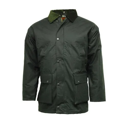 Game Lightweight Wax Jacket - Waterproof & Windproof, Unpadded, Perfect for Outdoor Adventures