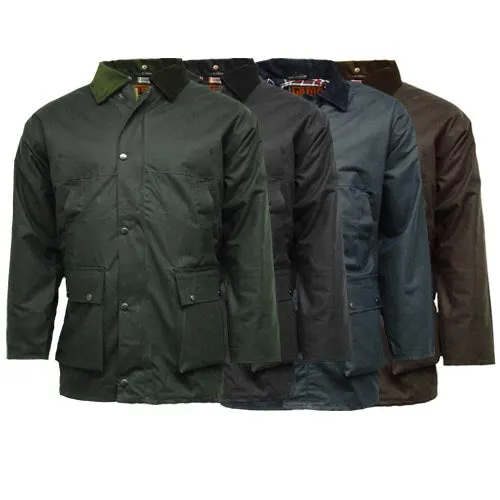 Game Lightweight Wax Jacket - Waterproof & Windproof, Unpadded, Perfect for Outdoor Adventures