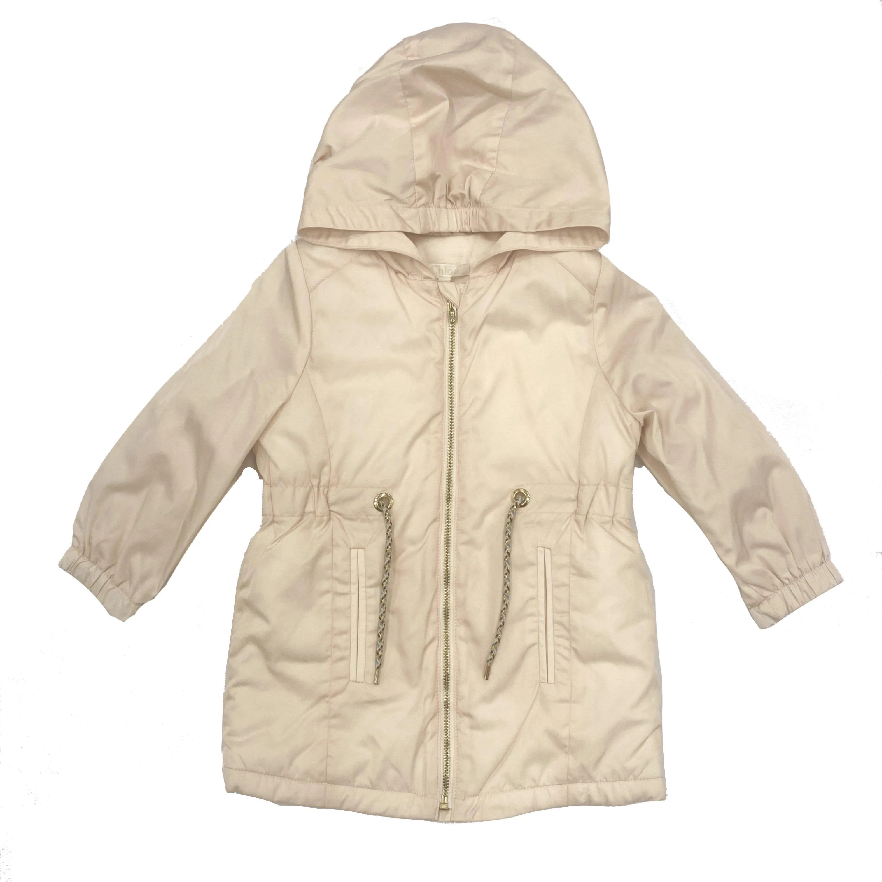 Girls Peach Lightweight Coat