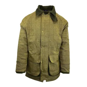 Hazy Blue Mens Derby Tweed Waterproof Jacket