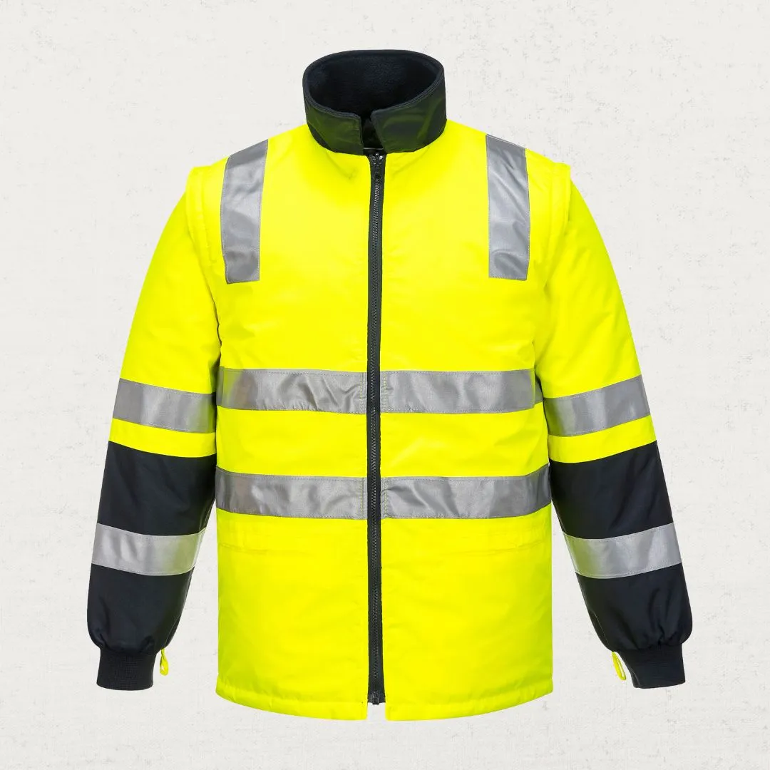 Hi Vis Venture 4 in 1 Waterproof Jacket