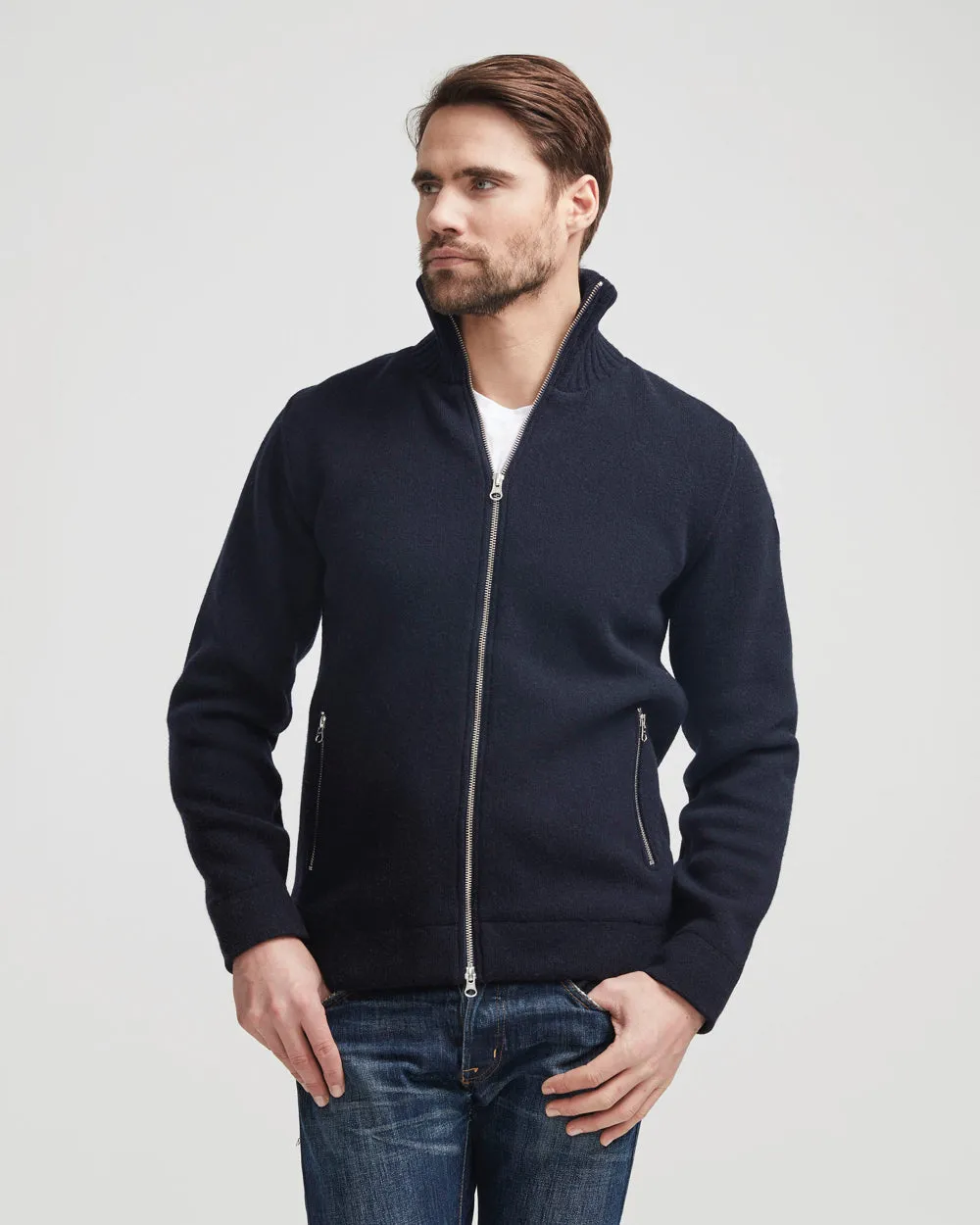 Holebrook -  Windproof Full Zip Knit