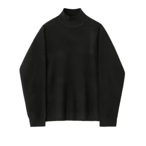 Korean style new chic men Turtleneck sweater solid color male knitting bottom top autumn winter trend male 9C7082