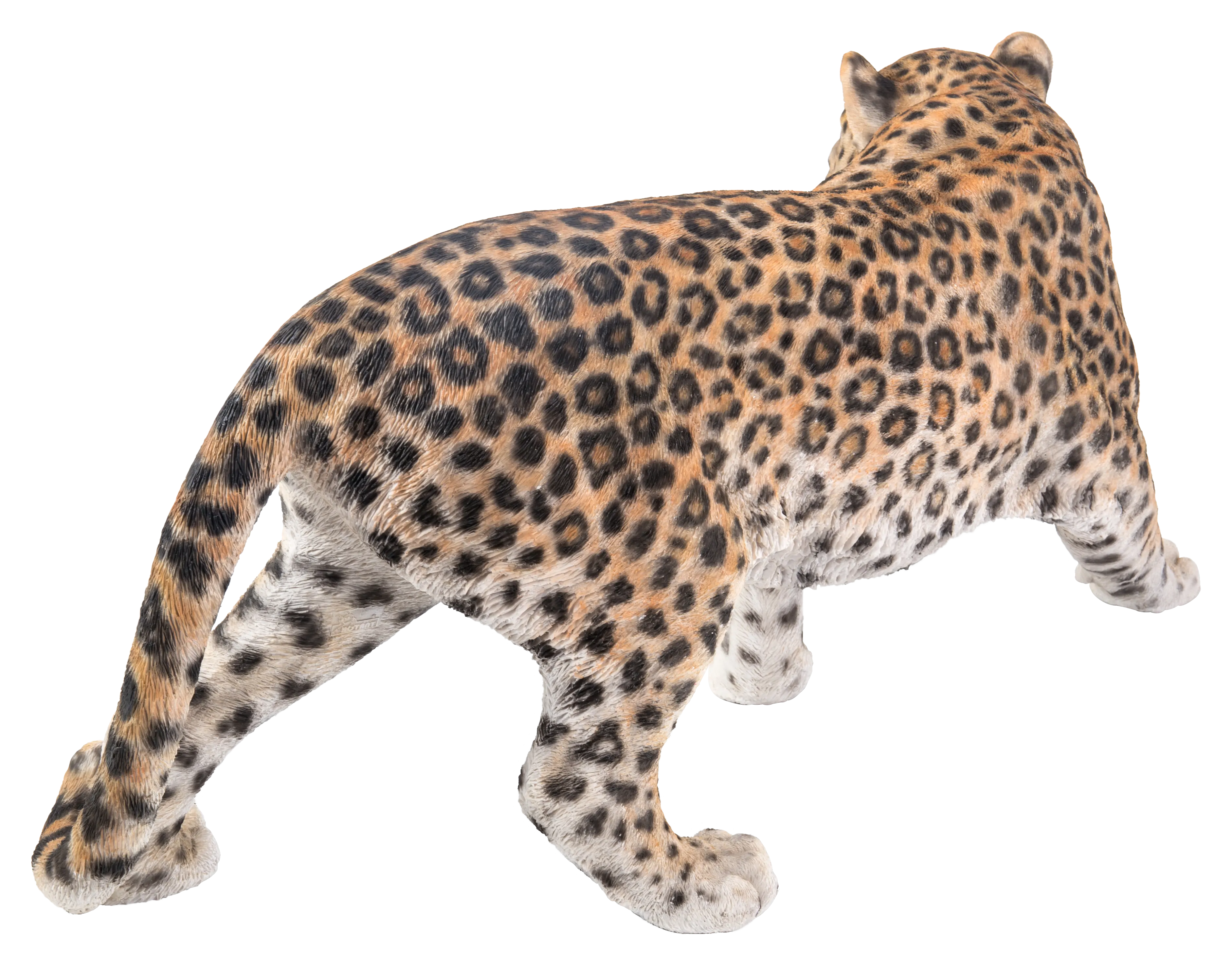 Leopard Stalking Garden Statue