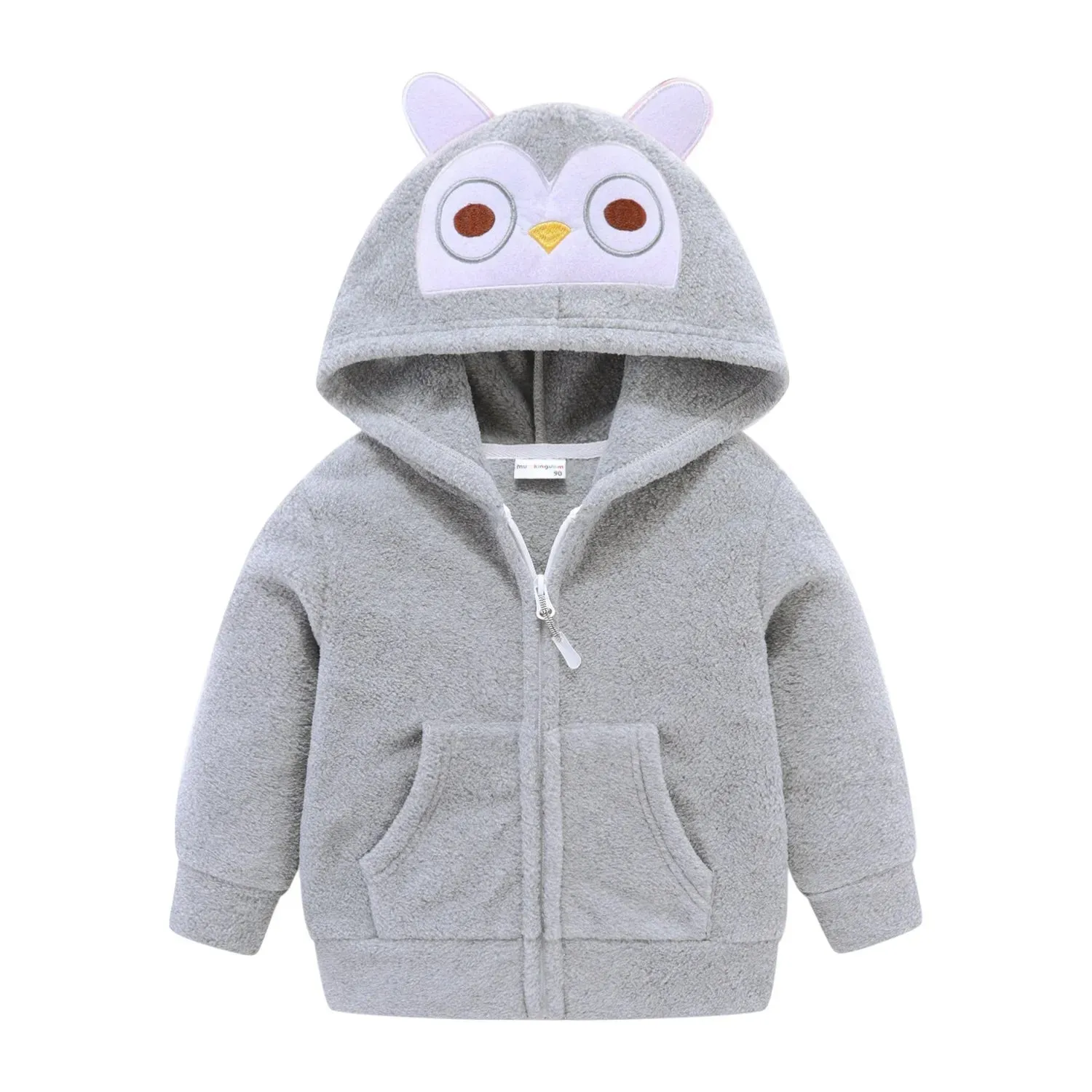 Lightweight Animal Toddler Animal Hoodies Zip Up