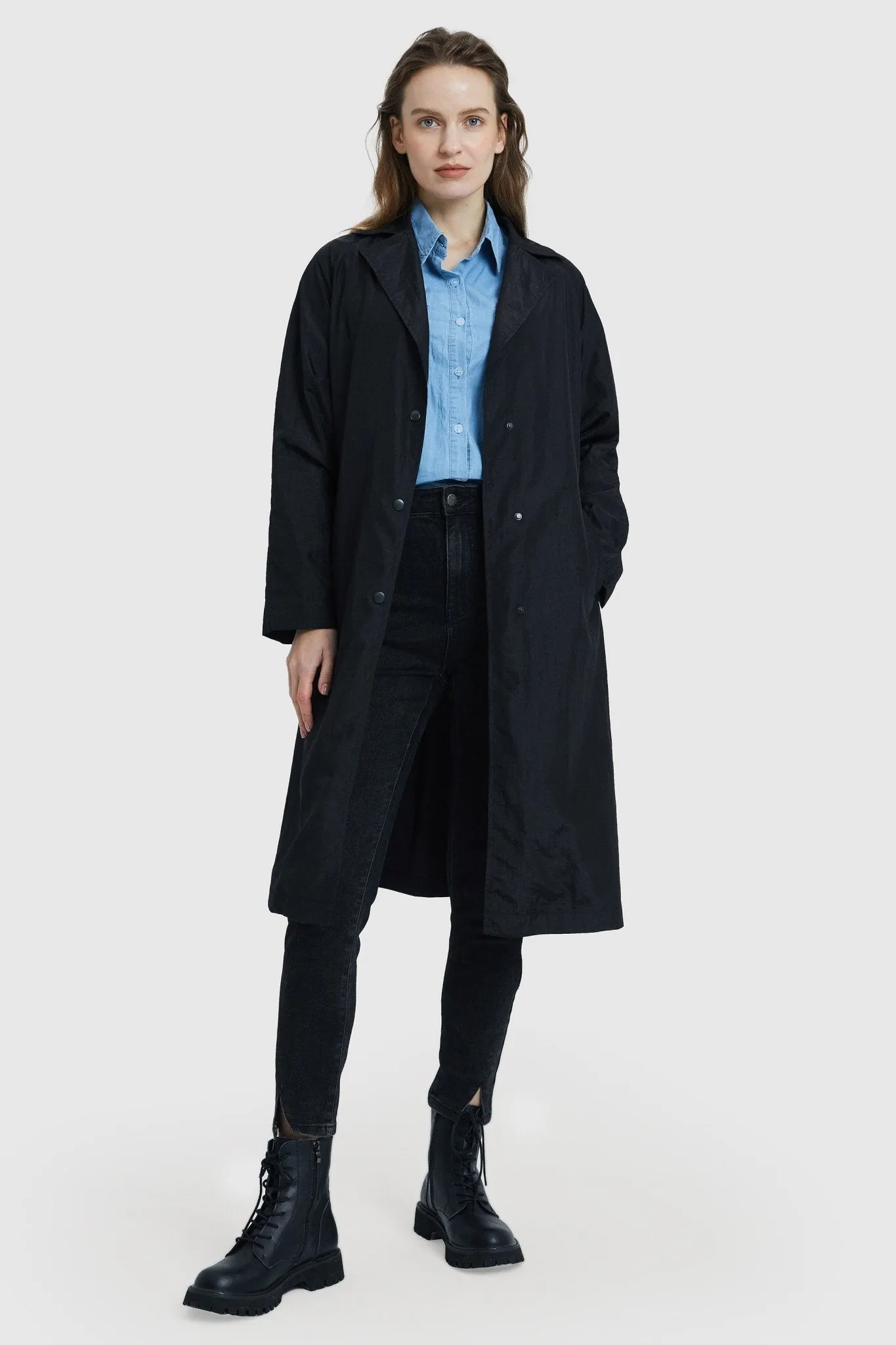 Lightweight Lapel Trench