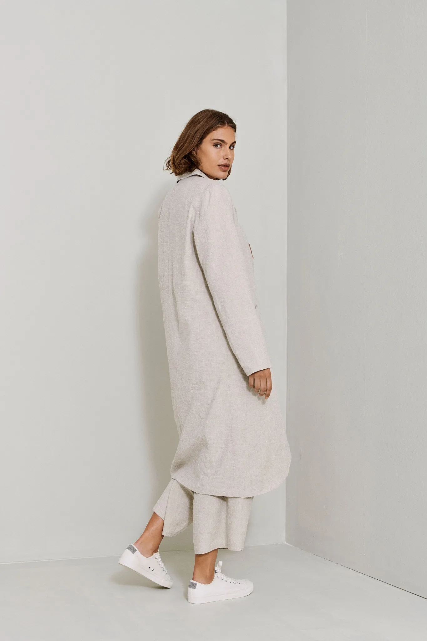 Linen Silk Coat