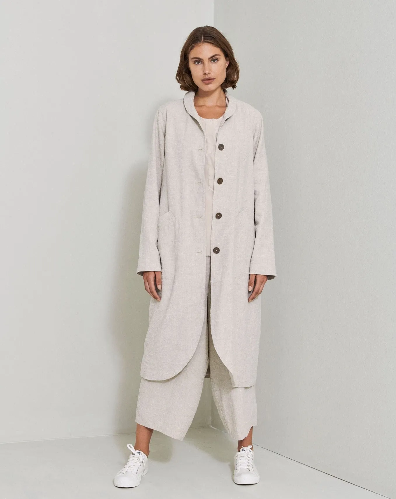 Linen Silk Coat