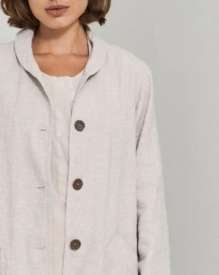 Linen Silk Coat