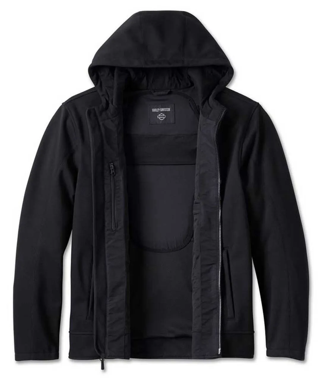 Men's Deflector Hooded Riding Fleece Jacket