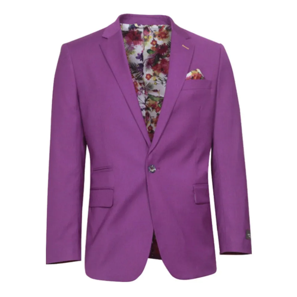 Men's Solid Sports Coat