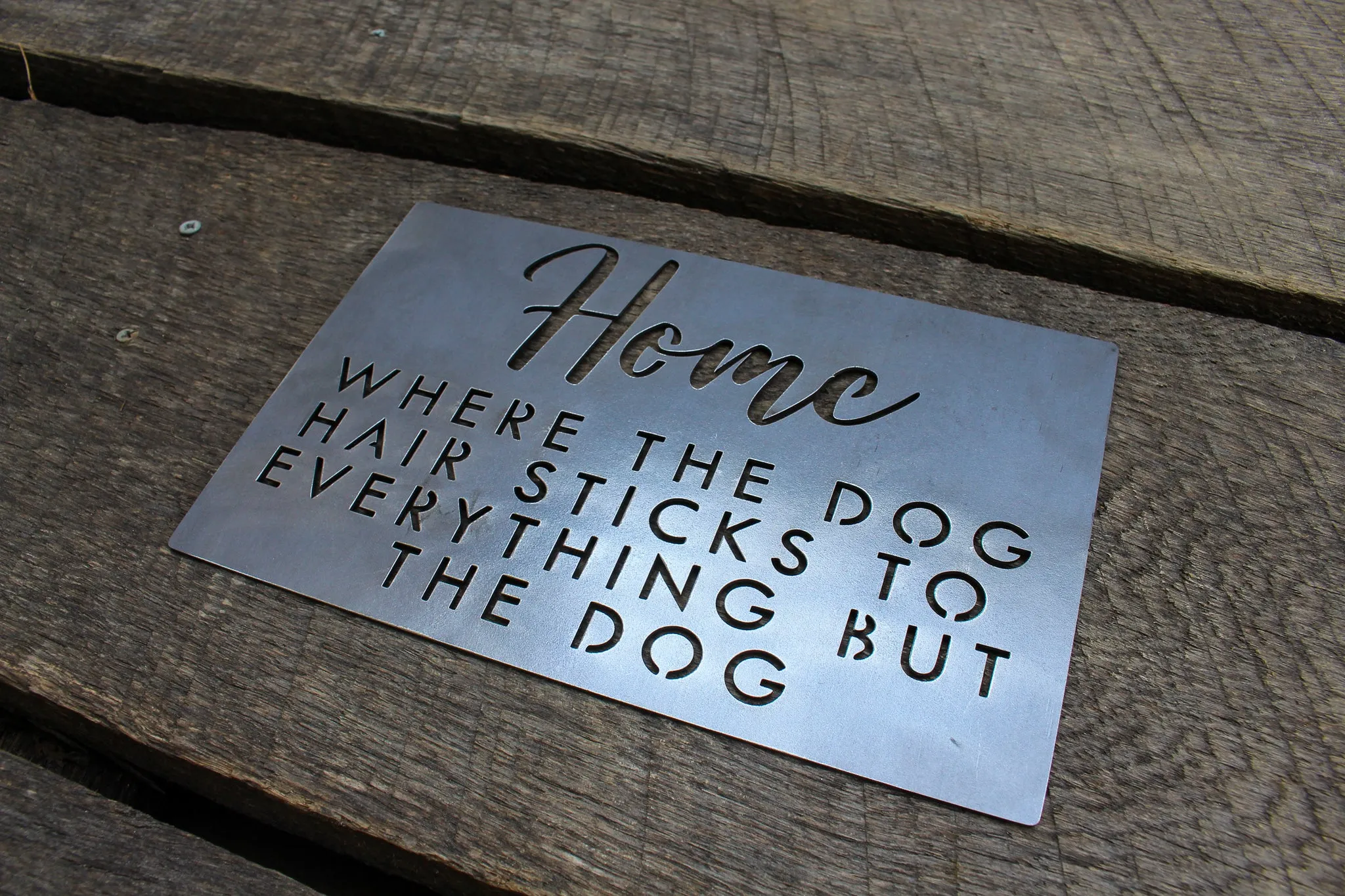 Metal Dog Home Decor - Dog House Decor - Dog Lover Wall Decor