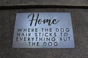 Metal Dog Home Decor - Dog House Decor - Dog Lover Wall Decor