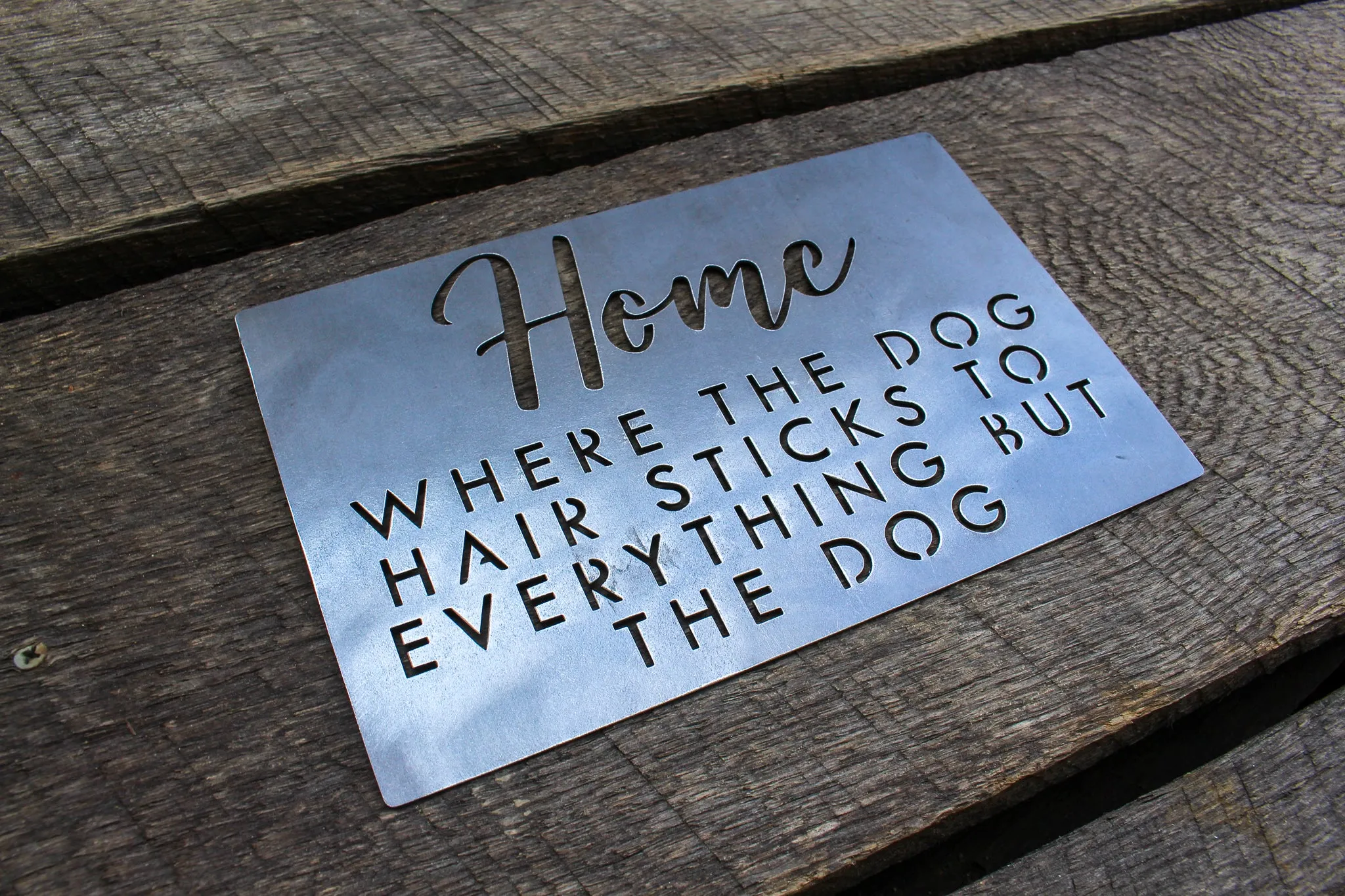 Metal Dog Home Decor - Dog House Decor - Dog Lover Wall Decor