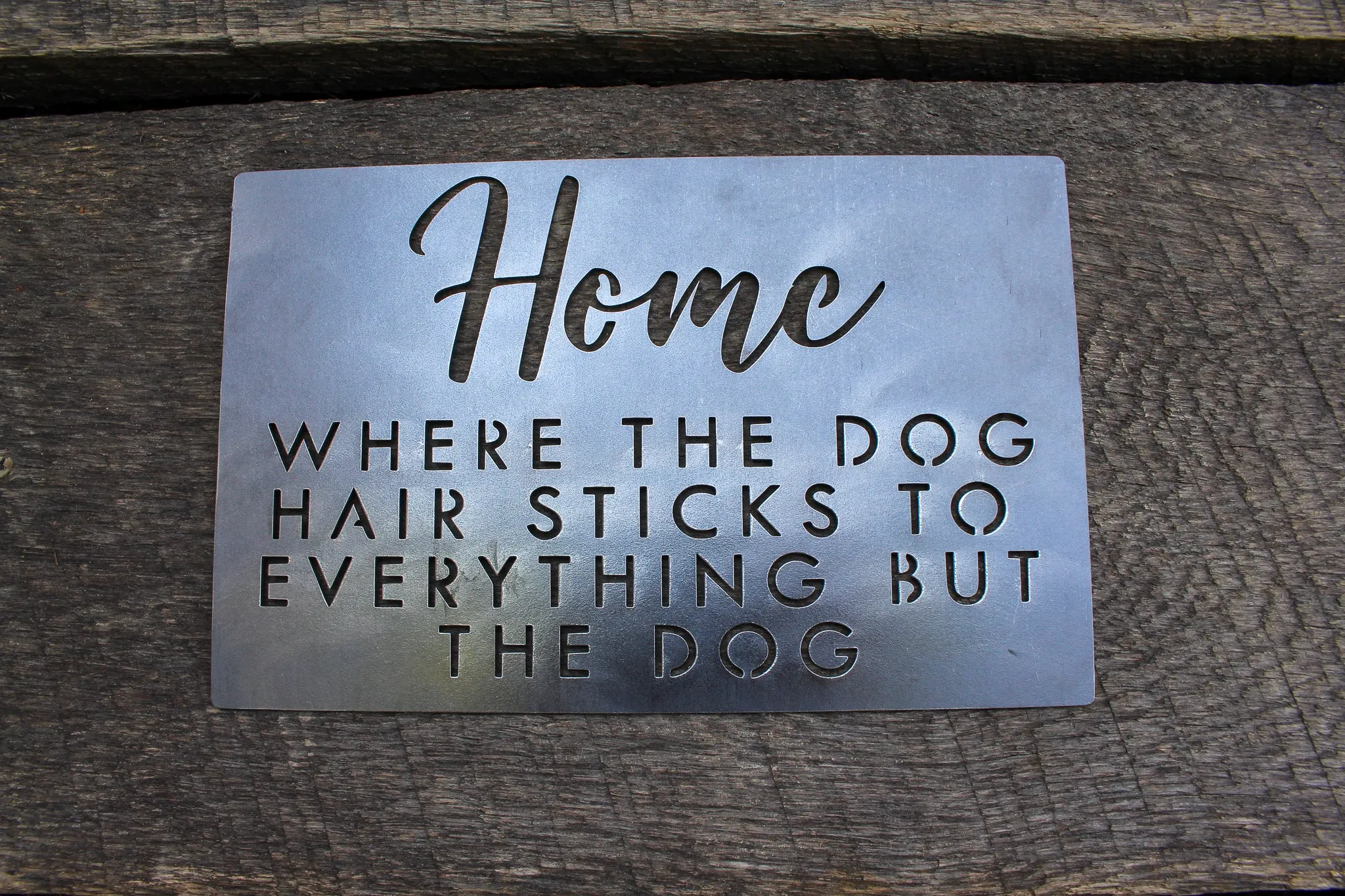 Metal Dog Home Decor - Dog House Decor - Dog Lover Wall Decor