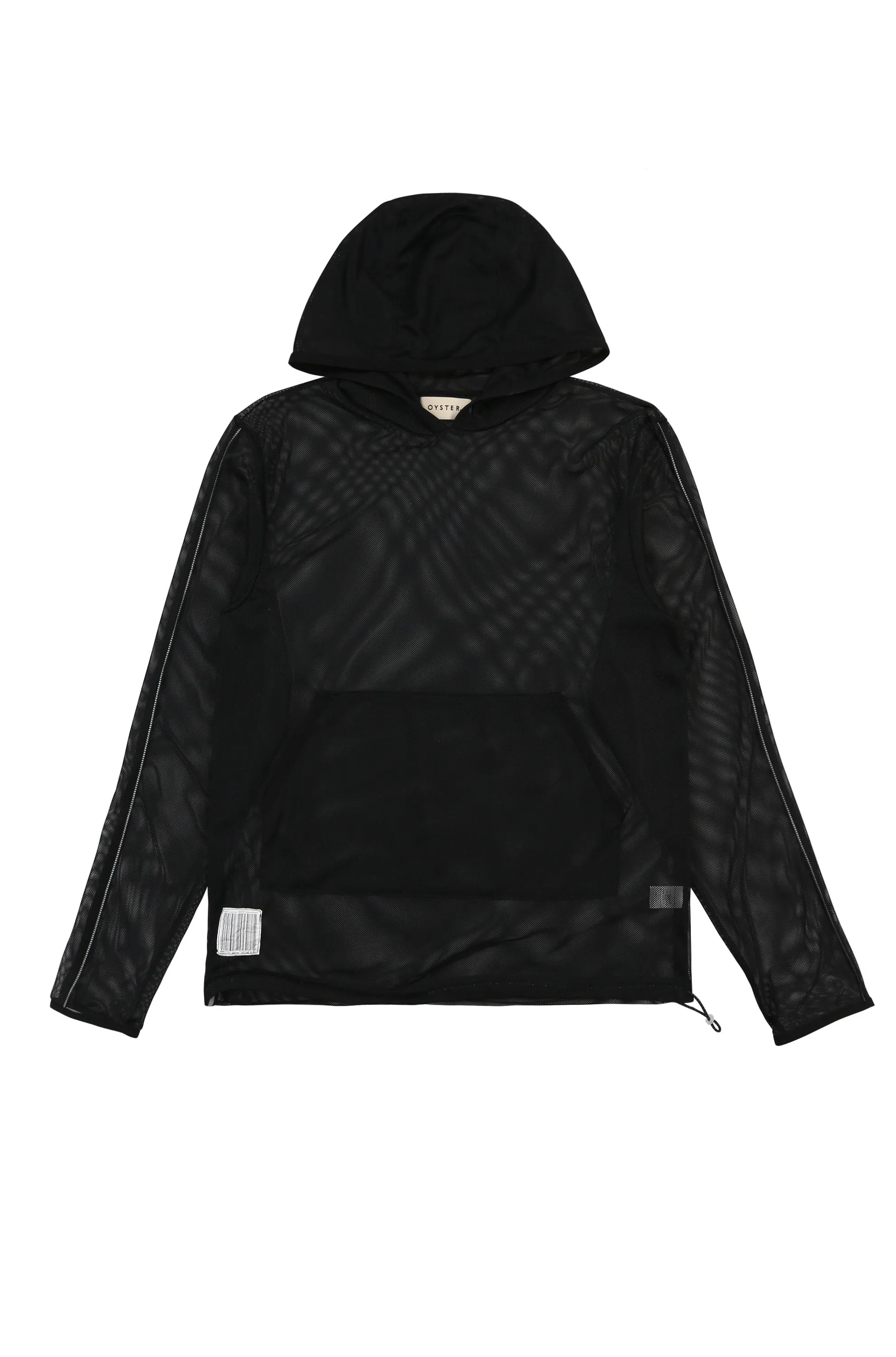 Oyster Mesh Hoodie (Black)