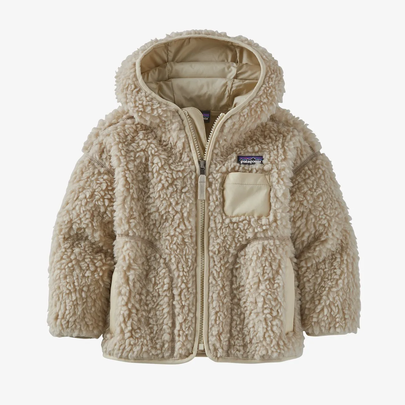 Patagonia 61400 Baby Retro-X Hoody Natural W/ Natural