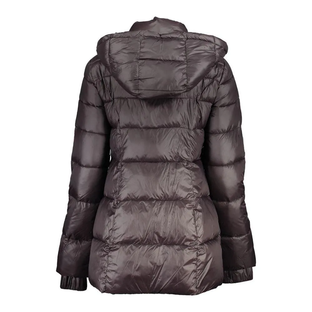 Patrizia Pepe Black Polyamide Jackets & Coat