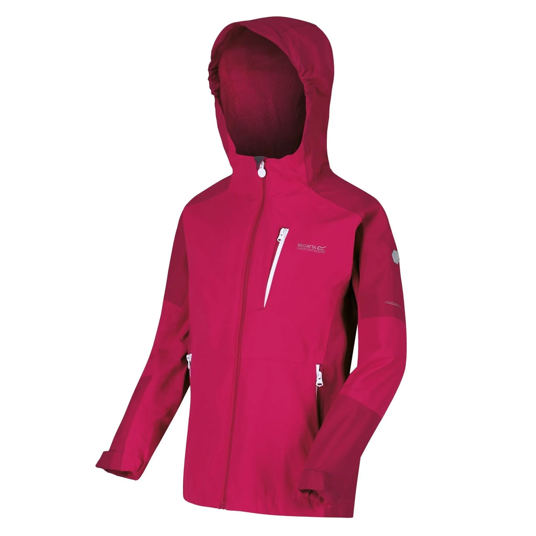 Regatta Kids Calderdale II Waterproof Hooded Zip Pocket Jacket