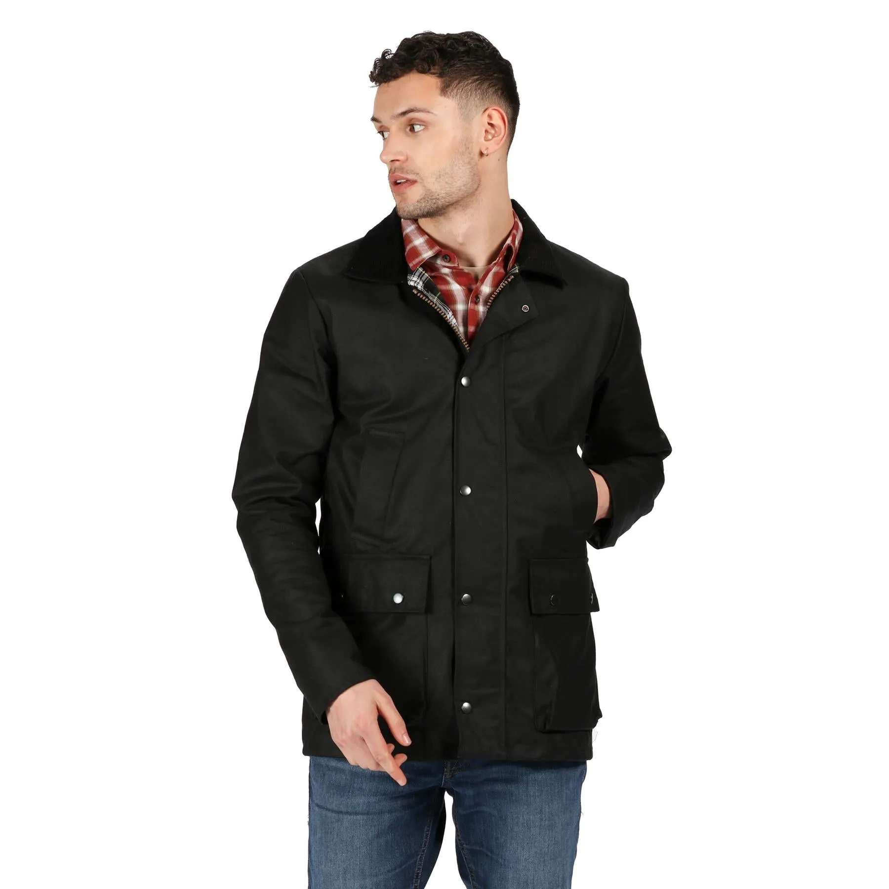 Regatta Mens Country Water Repellent Collared Full Zip Classic Coat