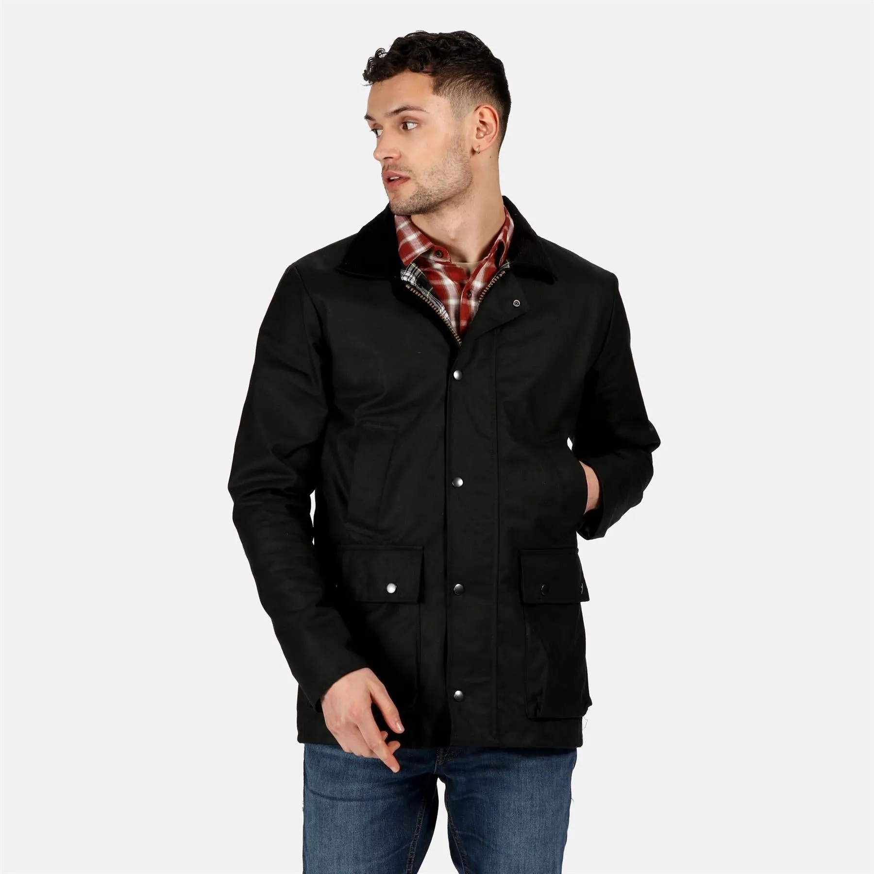 Regatta Mens Country Water Repellent Collared Full Zip Classic Coat