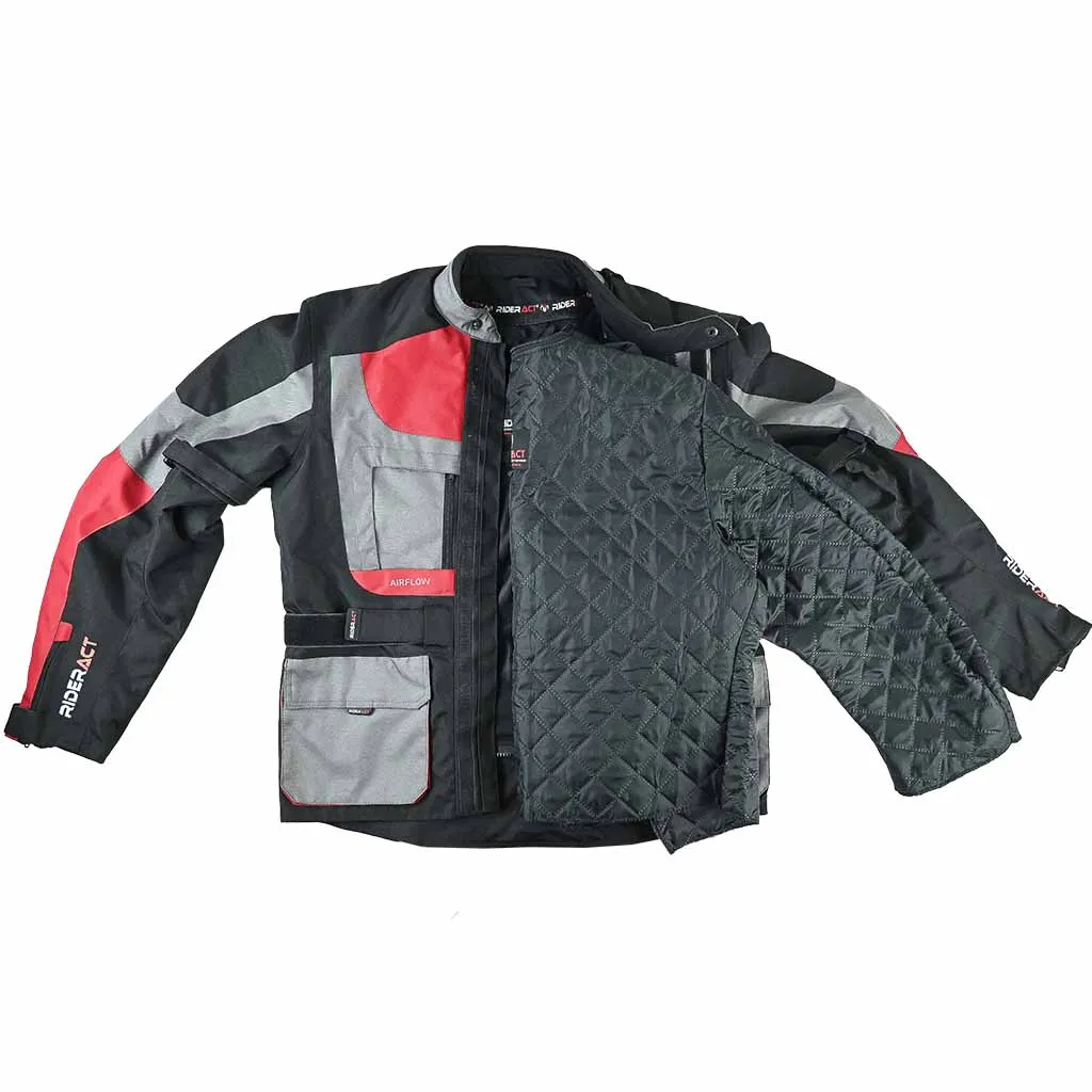 RIDERACT® Men's Summer Motorcycle Jacket Escape