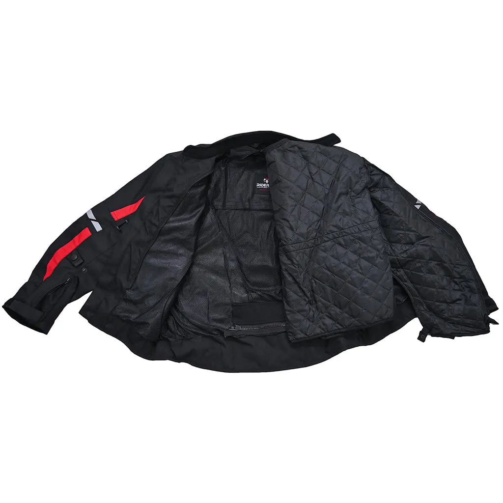 RIDERACT®  Waterproof Motorcycle jacket Retro Riding Jacket