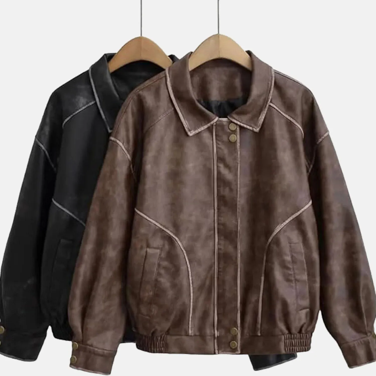 Sasha A1 Suede Leather Bomber Jacket for Women | Order Now