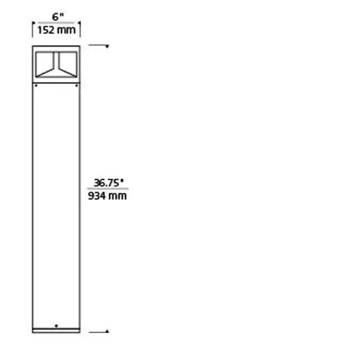 Tech Lighting 700OB Arkay One 36 Outdoor Bollard