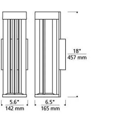 Tech Lighting 700OWTUR Turbo 18 Outdoor Wall