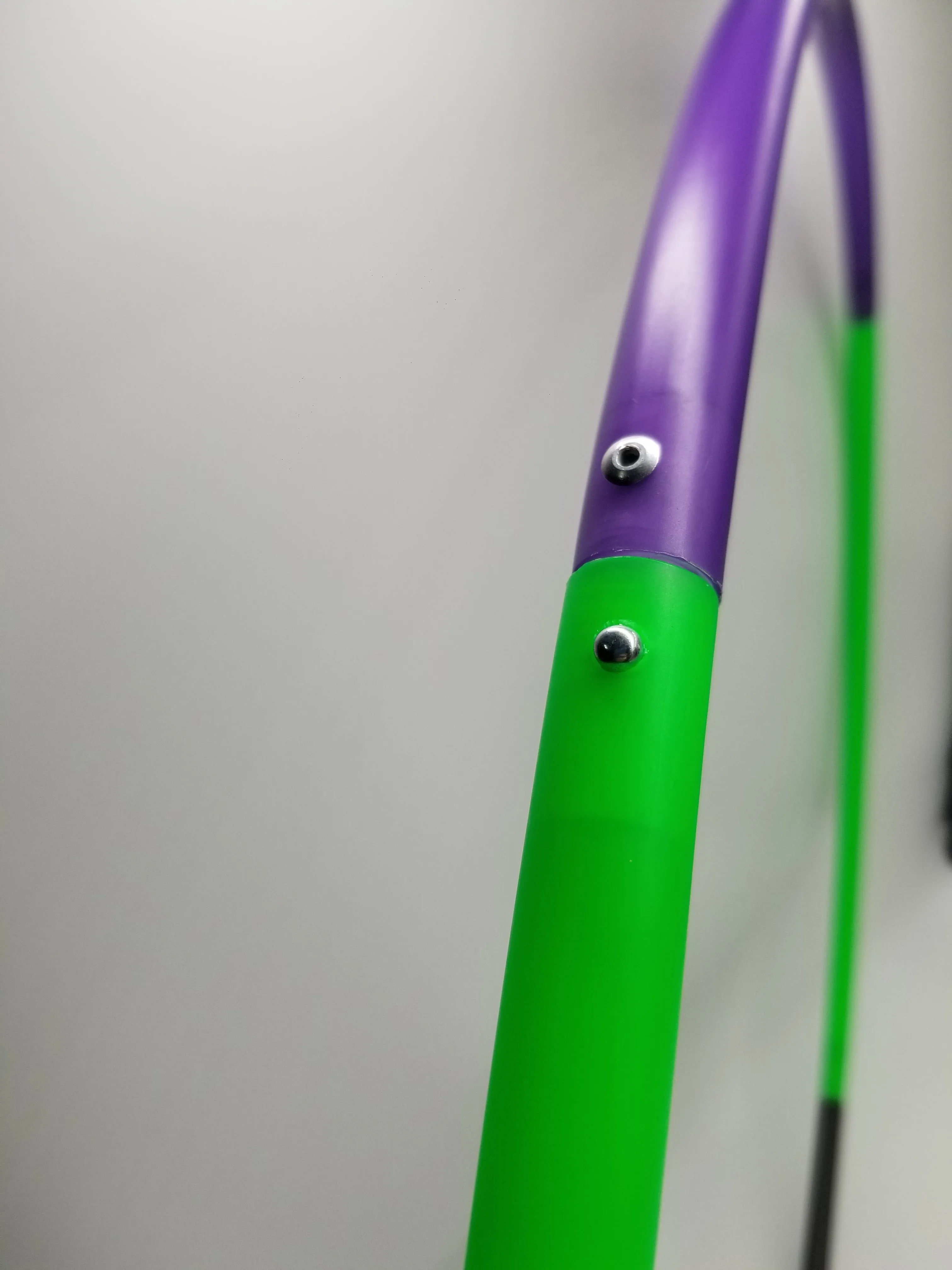 UV Green, UV Purple, black 4 Piece Bare Sectional Hoop