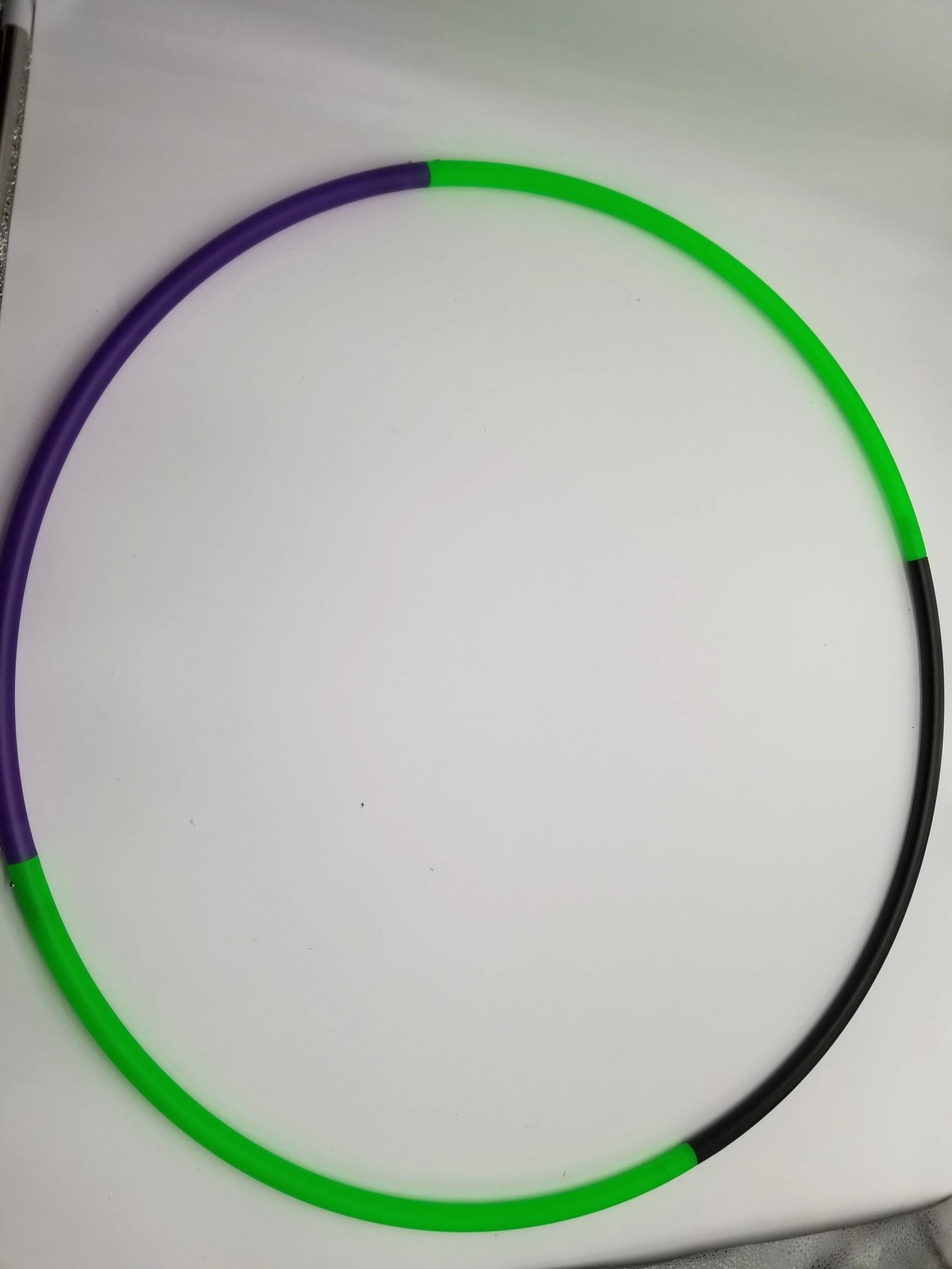 UV Green, UV Purple, black 4 Piece Bare Sectional Hoop