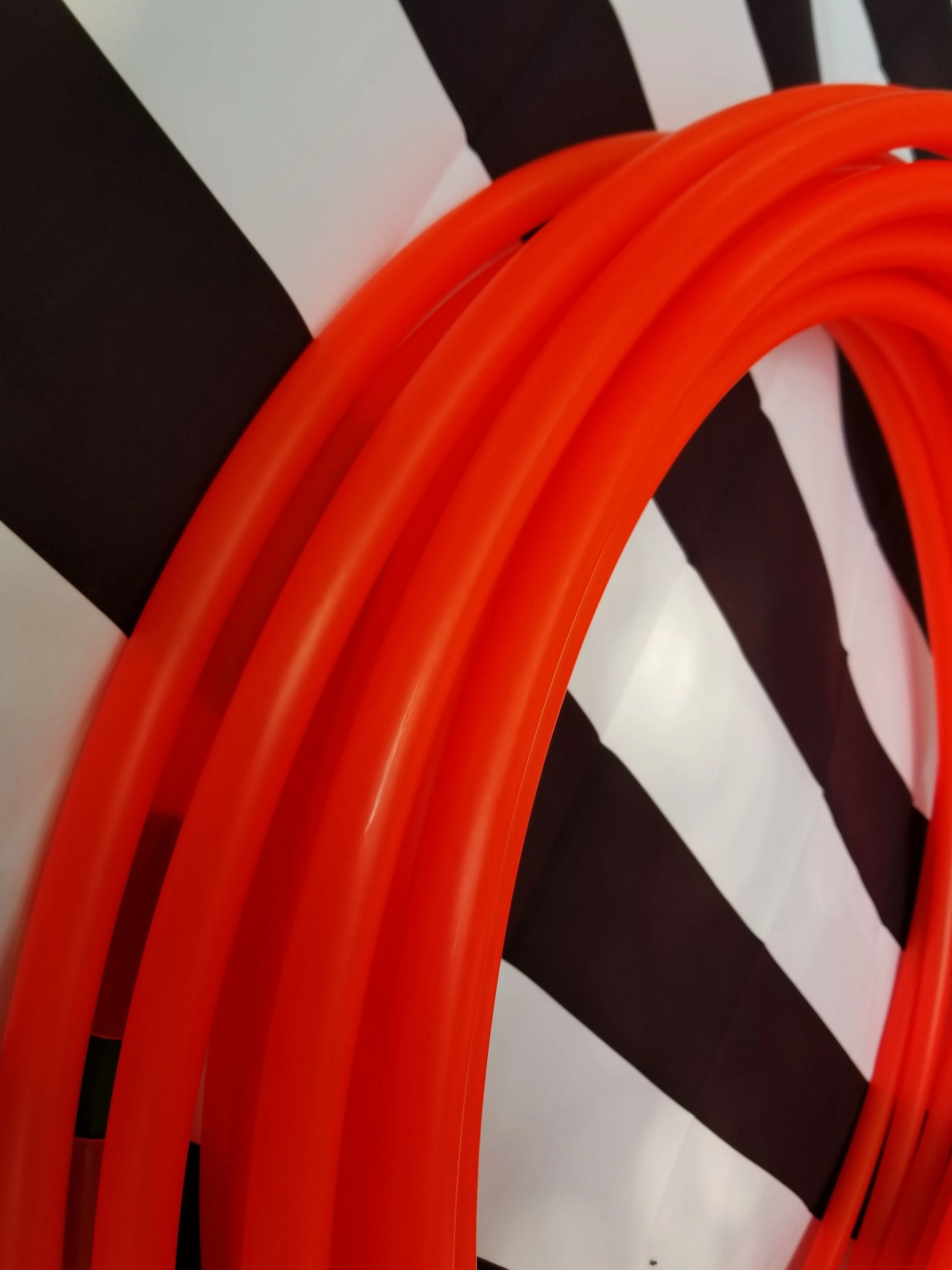 UV Red Polypro Bare Hoop 5/8