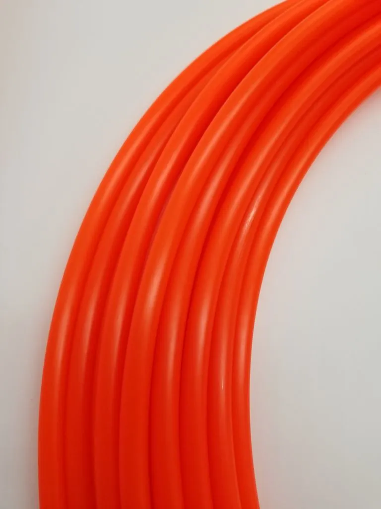 UV Red Polypro Bare Hoop 5/8