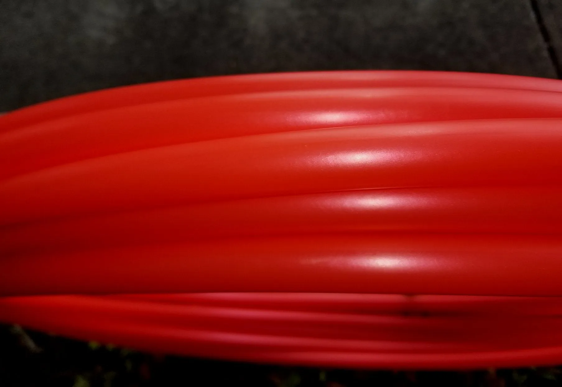 UV Red Polypro Bare Hoop 5/8